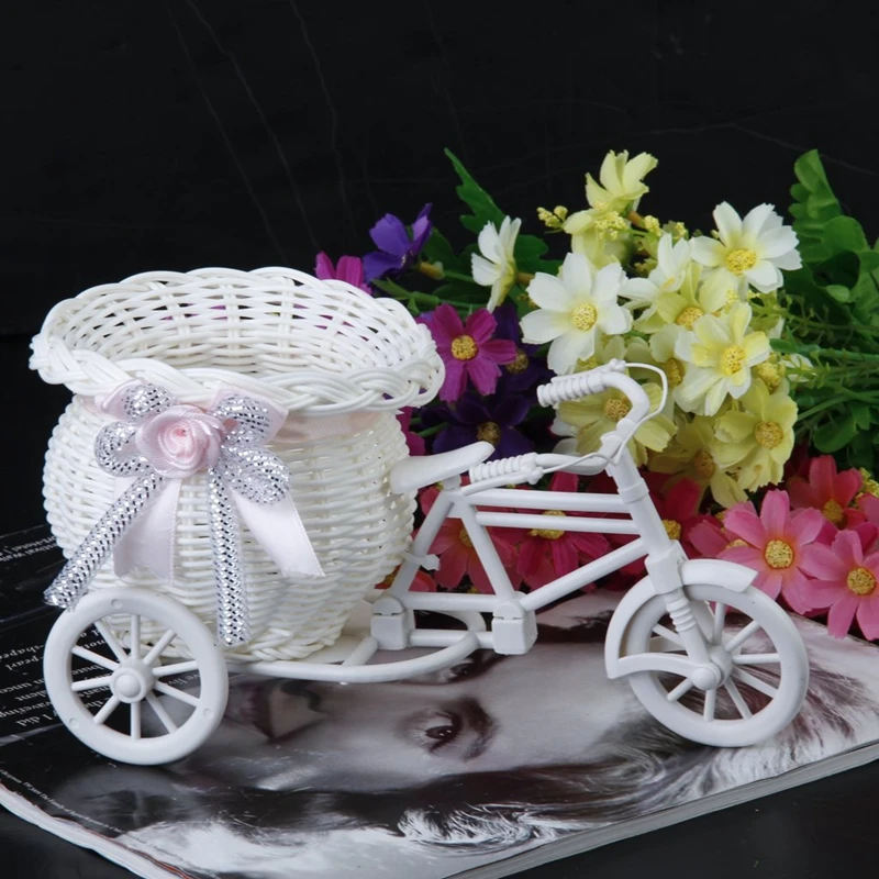 

Handmade Tricycle/Bike Shape Flower Basket for Flower Storage/Arrangement