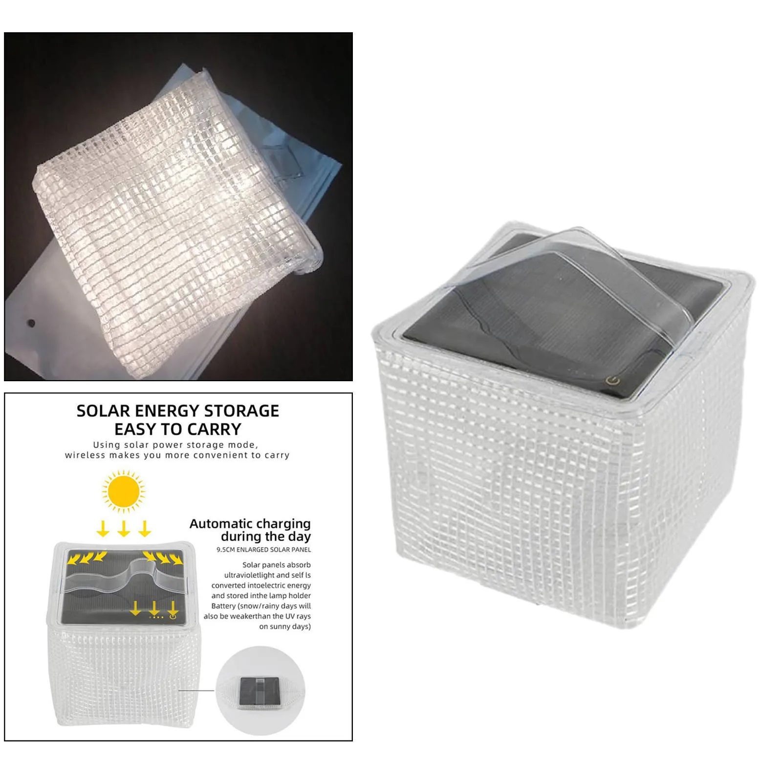 Solar Inflatable Lanterns Camping Emergency Kits and Travel Portable SOS