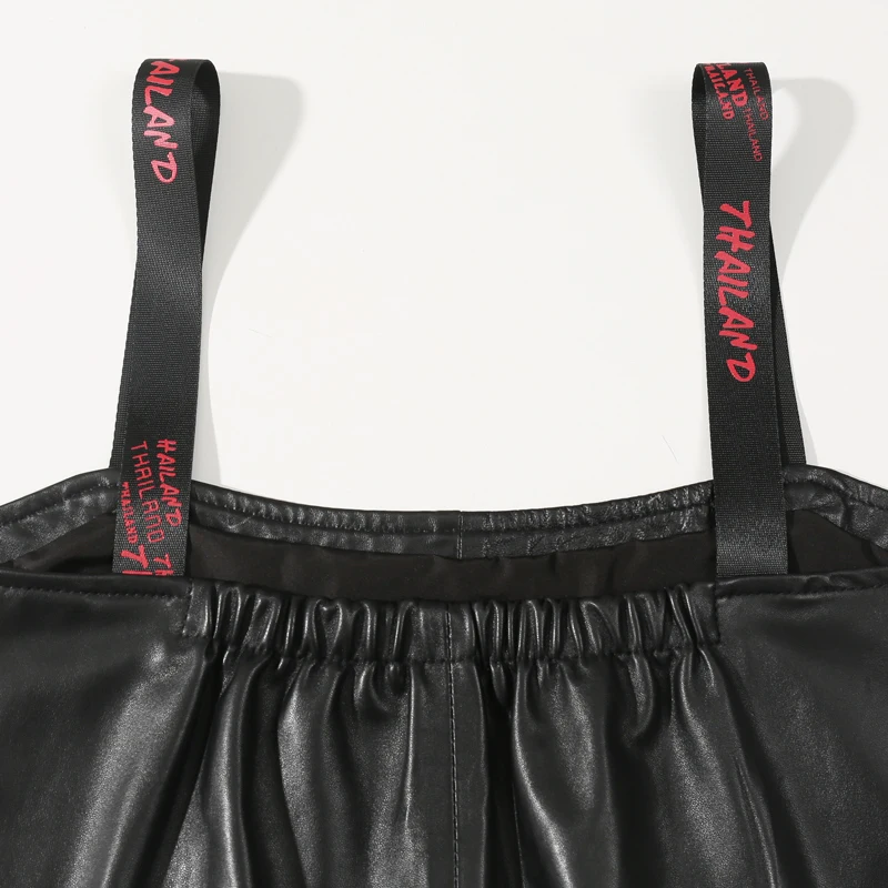 Новинка 2020 осенняя кожаная одежда Женская облегающая короткая укороченная