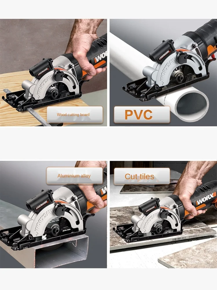 Lithium Electric Saw Wx523 Household DIY Circular Woodworking Decoration Multi-function Power Tools Electrical Hand-held | Инструменты
