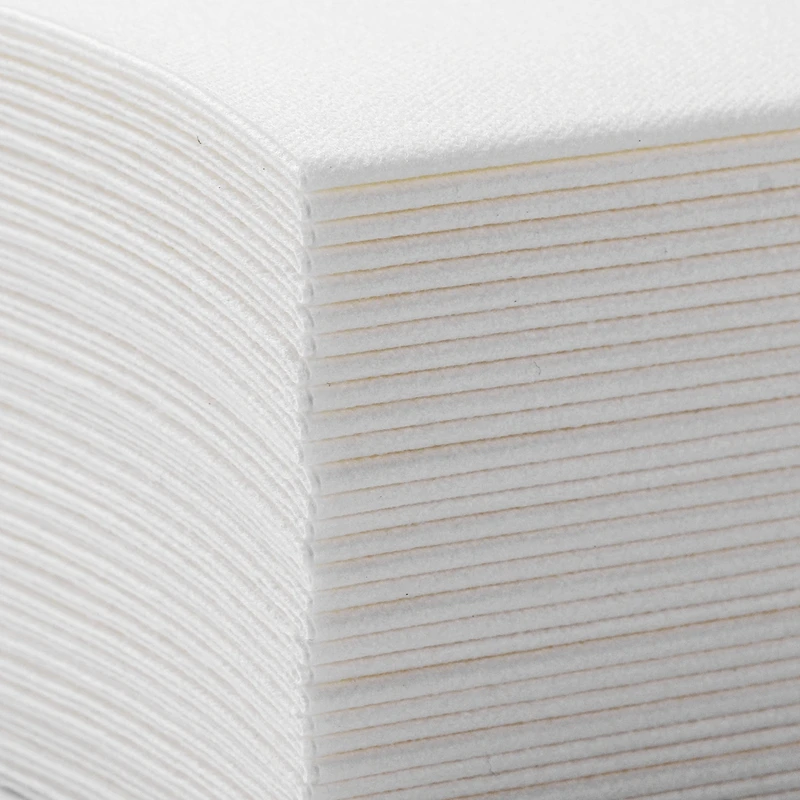 100 шт/50 шт роскошное одноразовое полотенце для гостей льняное на ощупь белая