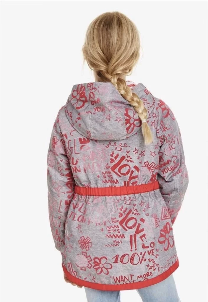 2020 г. DESIGUAL внешняя торговля в Испании однотонная эластичная куртка с капюшоном и