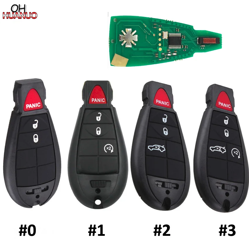 Замена Smart Keyless ввод дистанционного ключа Fob 3 кнопки 4 5 433 МГц ID46 чип PCF7941 для Chrysler