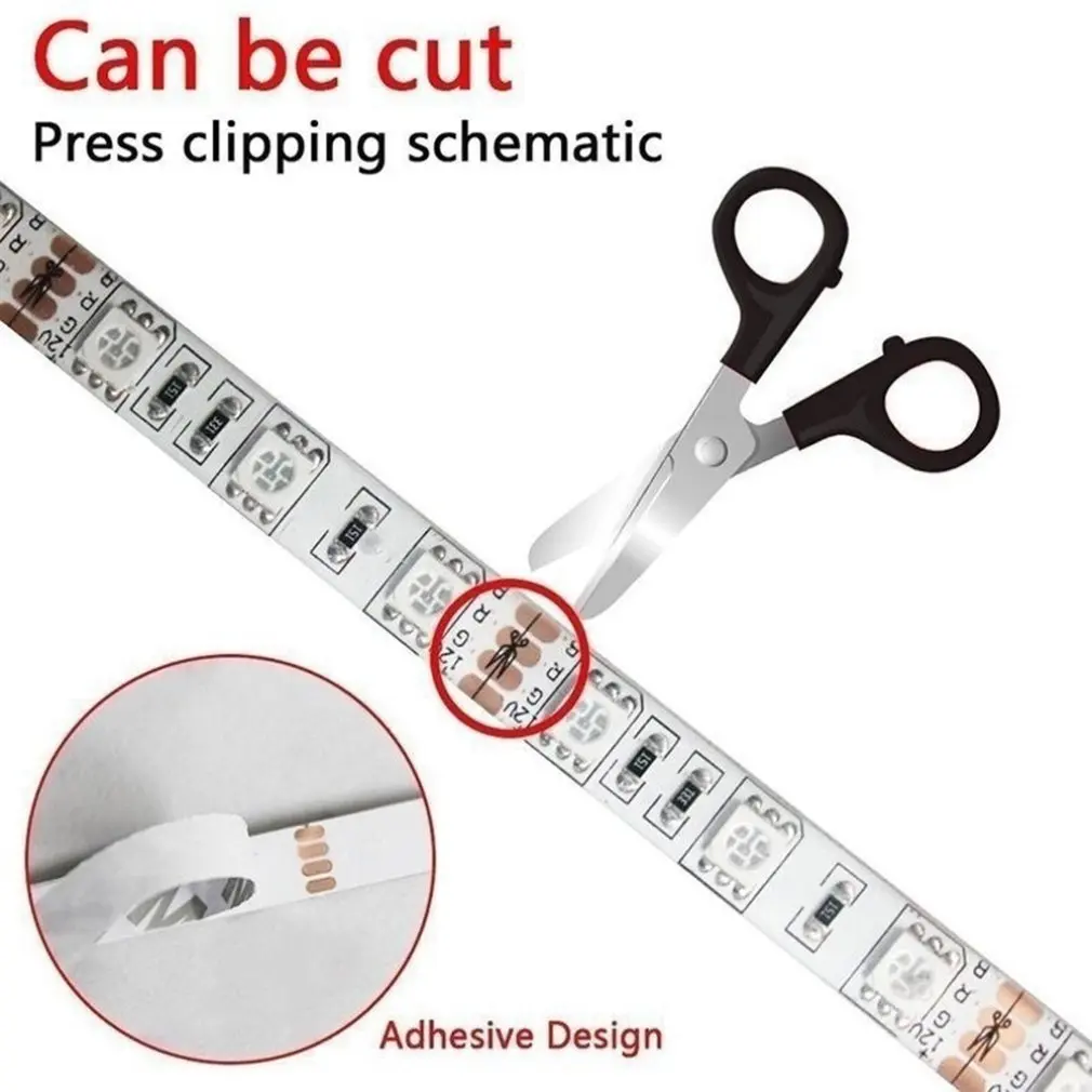 

3528 Rgb Smd 3528 Led Light With Remote Control 300 Colors Led Strip With 44-Key Infrared Remote Control