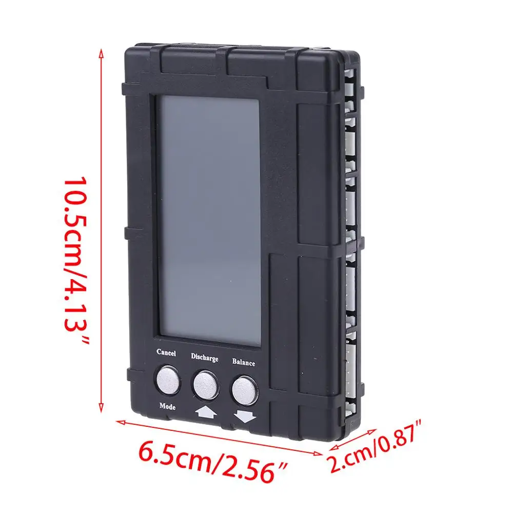 3 в 1 RC 2 s-6s lcd Li-Po батарея балансировочный измеритель напряжения тестер и разрядка