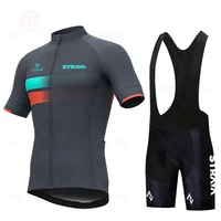 cycling jersey set strava team mens 2021 cycling clothing road bike shirts suit bicycle bib shorts mtb wear bicicleta maillot