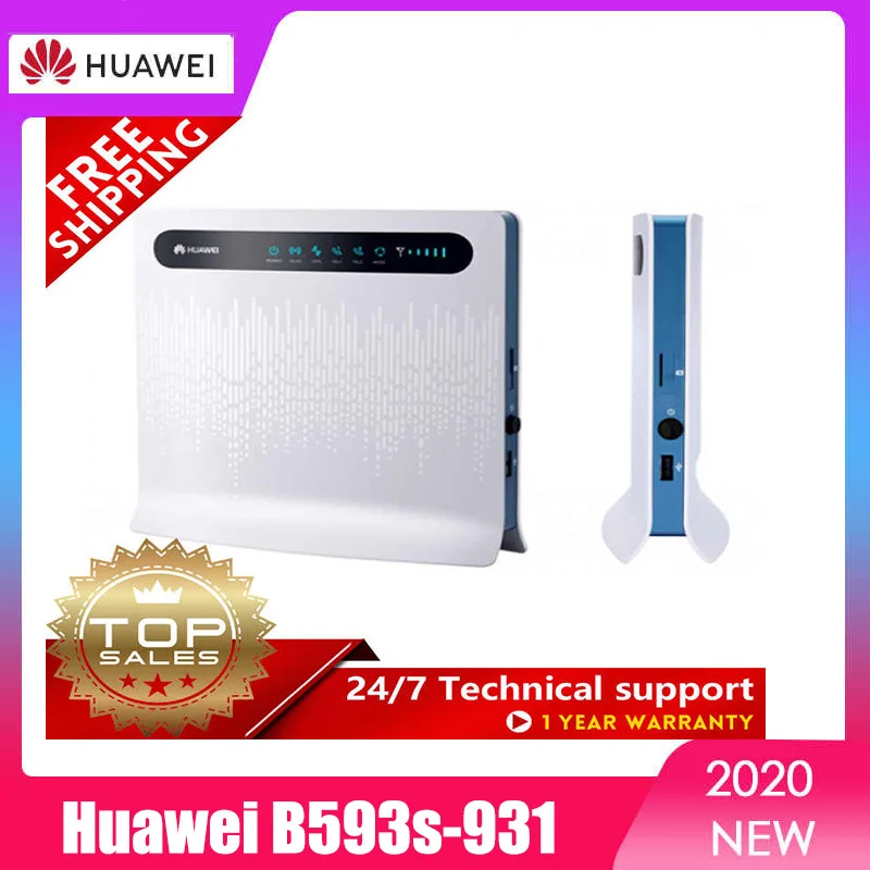 

Разблокированный промышленный Wi-Fi роутер Huawei B593s-931 4G LTE CPE