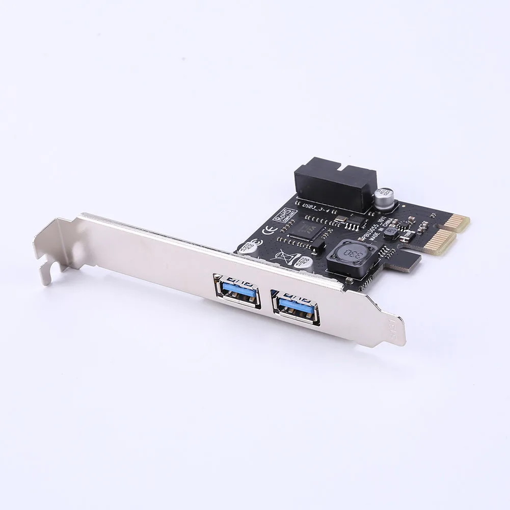 

SSU 2 Port USB 3.0 PCI-e x1 Expansion Card PCI Express Adapter for Desktop