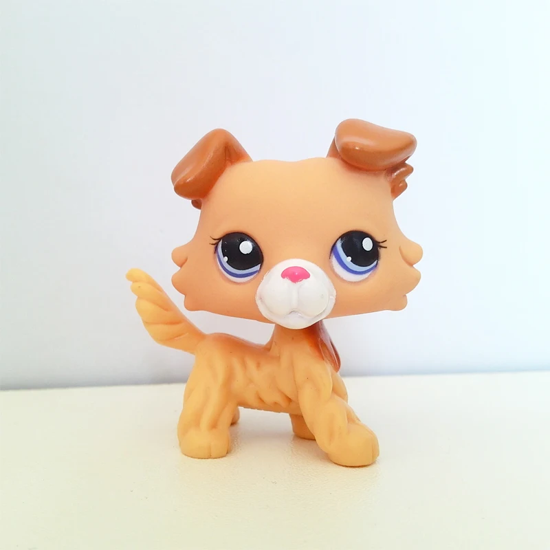 Настоящий магазин домашних животных милые игрушки собака #2452 желтая колли