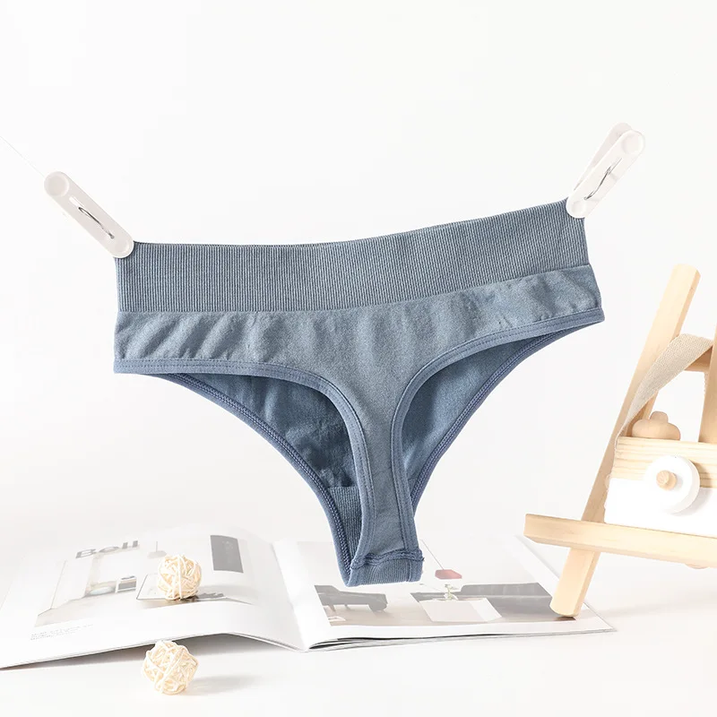 

3PCS/Set G-string Panties Women's Underwear Comfortable Sexy Panties Female Underpants Soft Thong Solid Color Pantys Lingerie