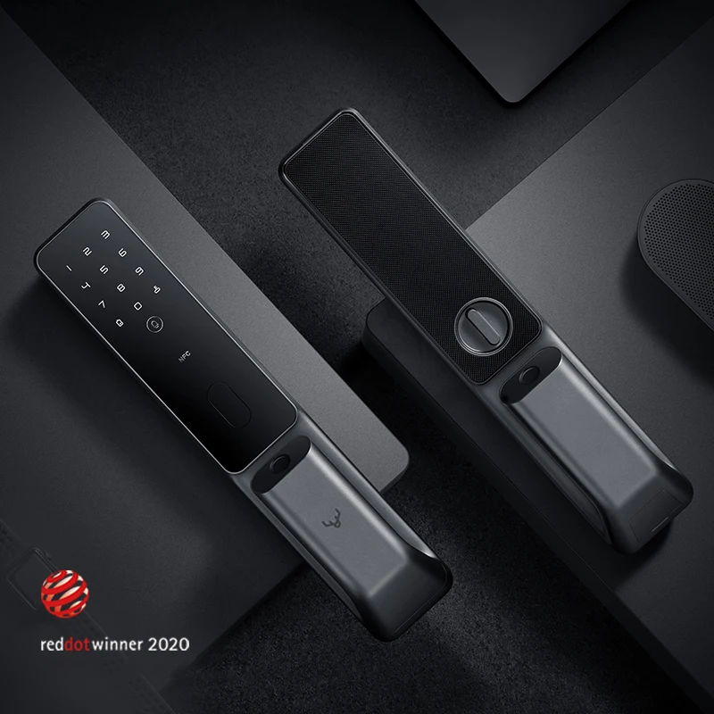 Automatic Fingerprint Door Lock Password NFC Phone Unlock Smart Work with Xiaomi Mihome Home Linkage Doorbell | Безопасность и