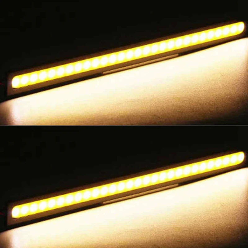 2*17 см 12 в LED COB Автомобильные дневные ходовые огни противотуманная полоса|Абажуры|