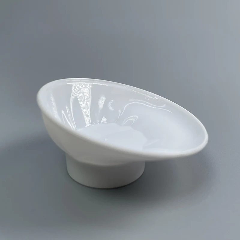 Продвижение вечерние поставки одноразовая пластиковая посуда 50*25 мм белого