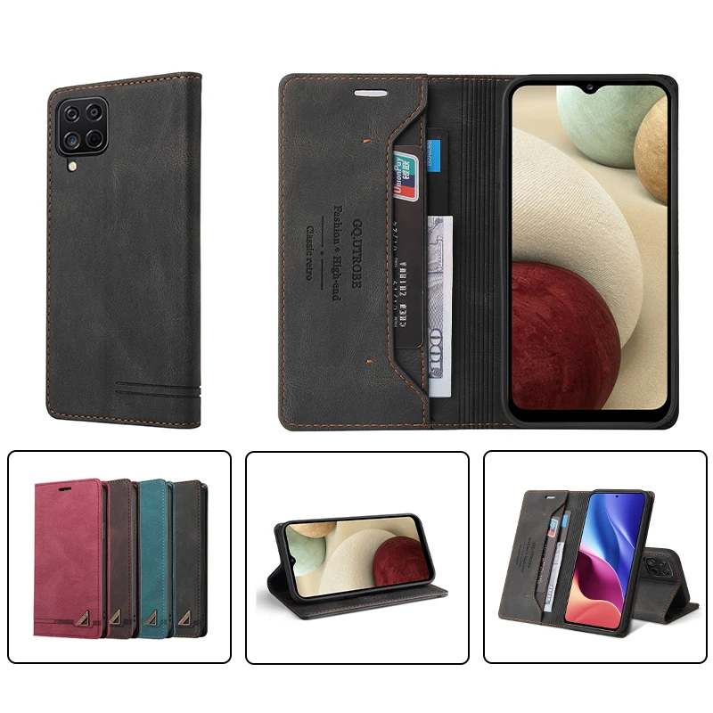 

Leather Case For Samsung Galaxy A12 A32 A31 A30 A30S A22 A21 A21S A20S A20E A20 A11 A10 A10S A8 A7 A6 A5 A03S A02 A02S A01 Cover