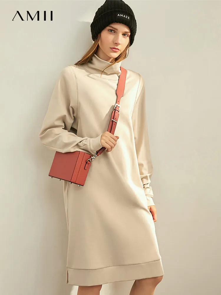 Женское платье-свитшот Amii в минималистском стиле |