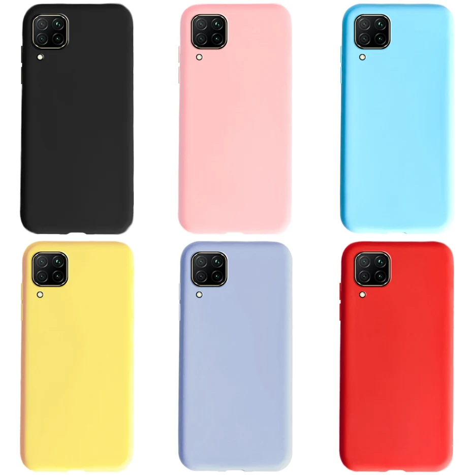 Матовый чехол для Huawei P40 Lite 6 4 дюйма ультратонкая мягкая задняя крышка из ТПУ