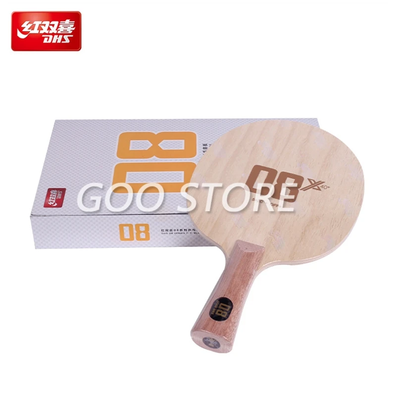 New DHS 08X Table Tennis Blade (Big Head, Defensive Chop Attack) Original DHS 08 X 08-X Chop CARBON Racket Ping Pong Bat Paddle