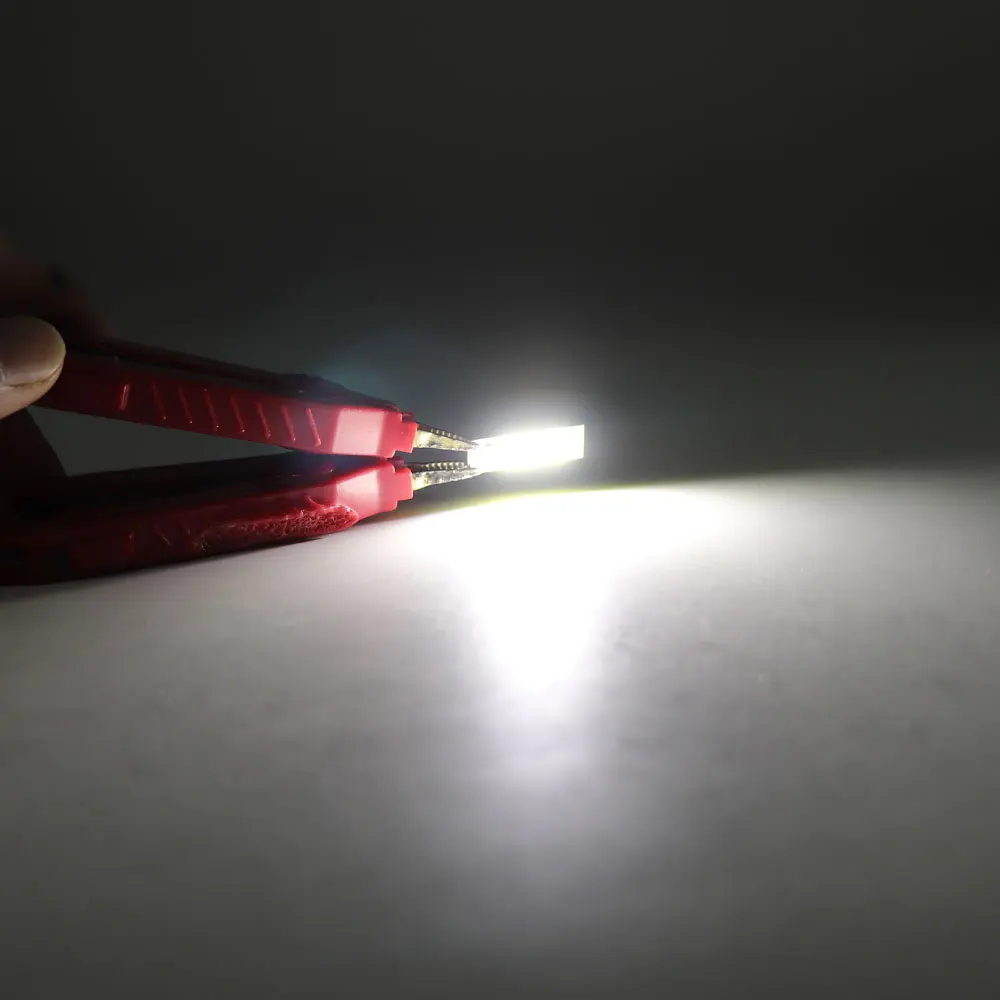 5 шт. 25x7 мм Крошечные 1W COB светодиодный чип светильник источник 3V 3 7 V лампы Теплый