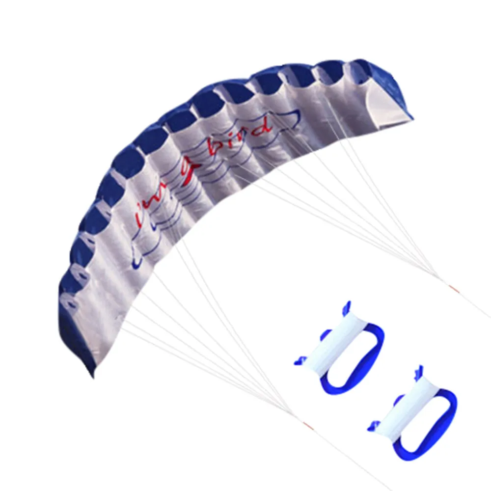 

New 1.4m Power Kite Outdoor Fun Toys Parafoil Parachute Dual Line Surfing exercise hand-eye coordination and accuracy Hot Sell