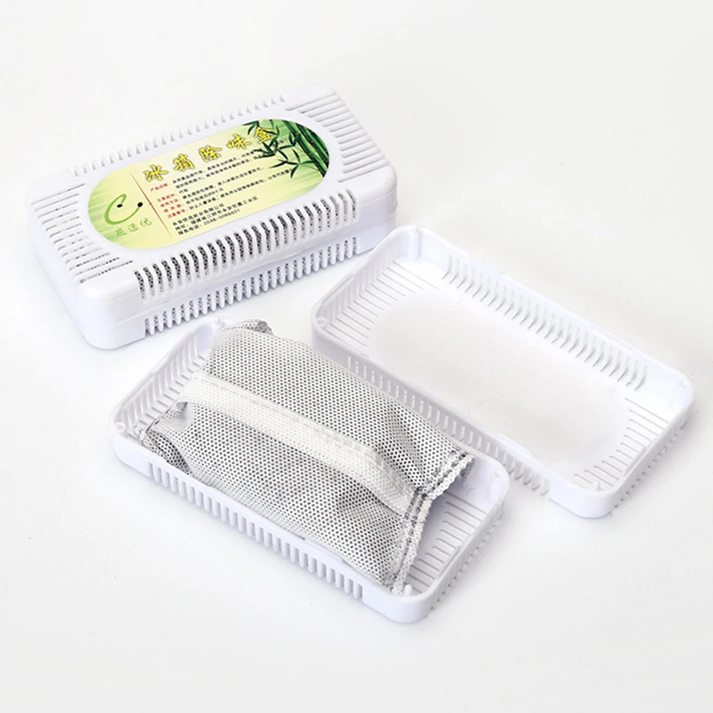 

3Pcs Bamboo Charcoal Air Purify Deodorizer Fridge Freezer Closet Deodorant Box