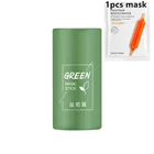 1 шт. маска для зеленого чая, очищающая глина, контроль жирности, Очищающая Маска Для баклажанов, маска для лица, контроль жирности, акне TSLM1