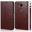 Чехол-книжка для Huawei Honor 5X, 6X, GR5, 2016, 2017, kiw-l21Wallet, кожа