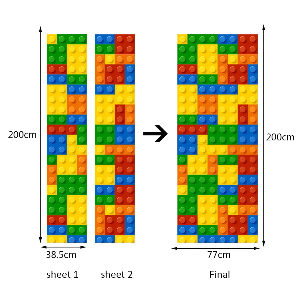 Модуль для обновления детских конструкторских дверей Funlife креативная
