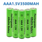 20 шт. 1,5 в AAA перезаряжаемый аккумулятор 3500 мАч AAA 1,5 V Новый Щелочная аккумуляторная батарея, батарея, батарея для Светодиодный светильник игрушка элементов питания типа AAA-3500 мА-ч