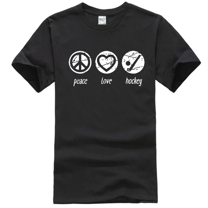 Футболка Peace Love Field хоккейер: футболка командного игрока|Мужские футболки| |