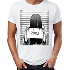 Мужская футболка с принтом ужасов злодей мугшот Фредди Крюгер Джейсон пеннивайз