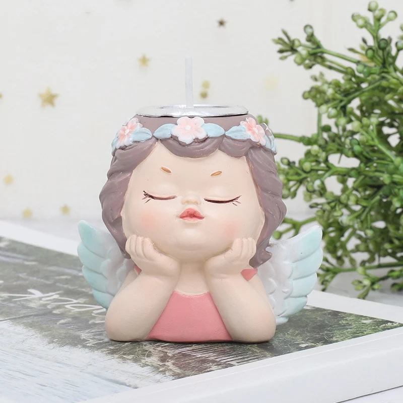 Прекрасный подсвечник Ангел Хранитель подсвечники женский семейный Декор