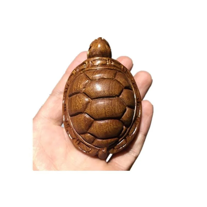 Резная черепаха из розового дерева Массив богатая в мире ракушки красного резные