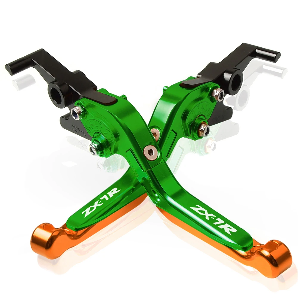 M with logo Мотоцикл с ЧПУ Регулируемые сцепные рычаги Ручка для KAWASAKI ZX7R ZX-7R 1989 1990 1991 1192 1993 1993-2003 ZX7R ZX-7R - Цвет: M with logo