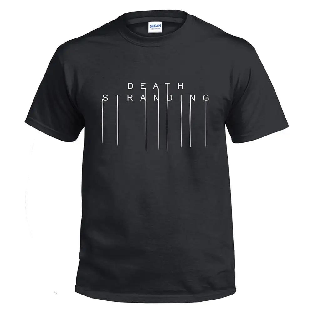 Футболки с рисунком из игры Death Anding черные футболки коротким рукавом и принтом