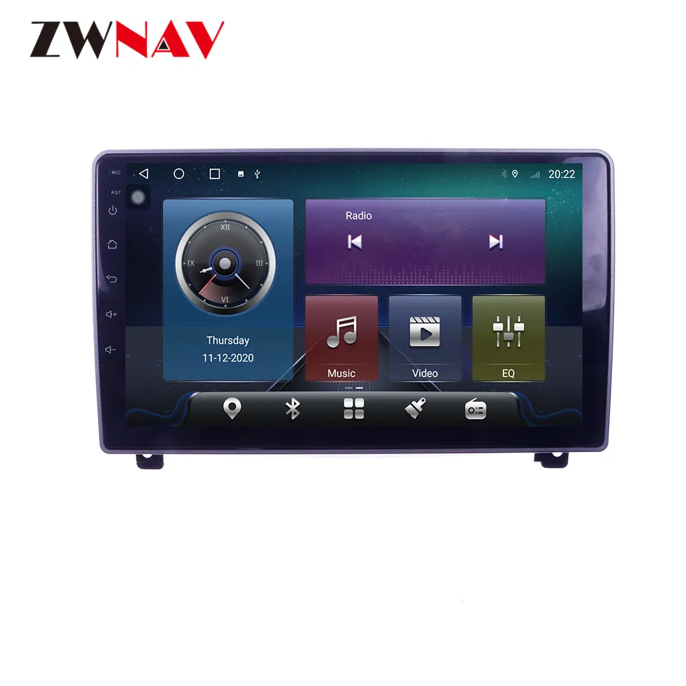 Автомобильный мультимедийный плеер Android 11 6 + 128 Гб поддержка JBL для Peugeot 407 2004-2010 IPS HD
