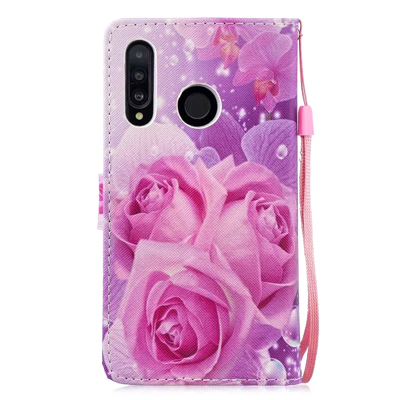 Модный кожаный чехол-бумажник с откидной крышкой для Huawei Honor 8S 8A 8C 8X 10 P30 Lite 20 Pro Y5 Y6