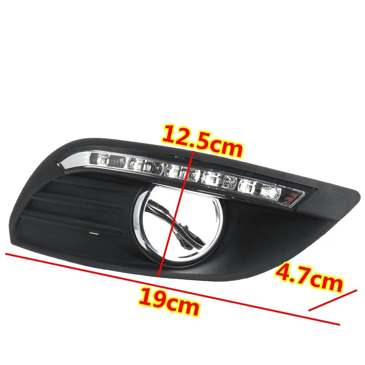 2 шт. Светодиодный дневной светильник противотуманной фары DRL для Ford Focus MK2 2008 2009 2010