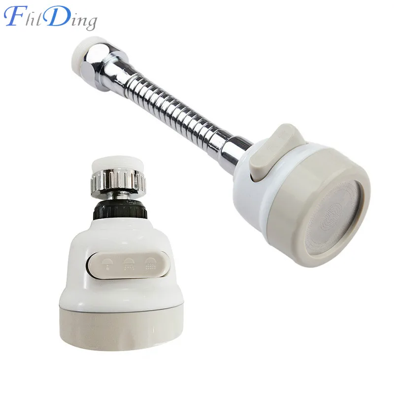 Новый кухонный душевой кран 3 уровня с регулировкой, поворотом на 360 градусов, экономия воды, фильтры для ванной комнаты.