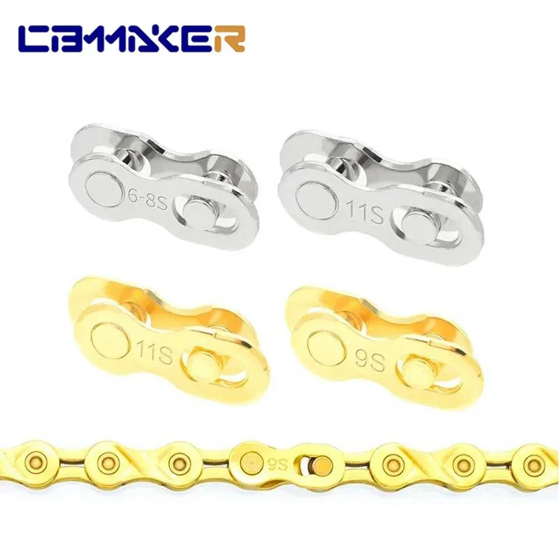 

5 Pair Bicycle Chain Link Connector Joints Buttons 6/7/8/9/10/11 Cycling Speed Quick Master Links For Mountain Bike