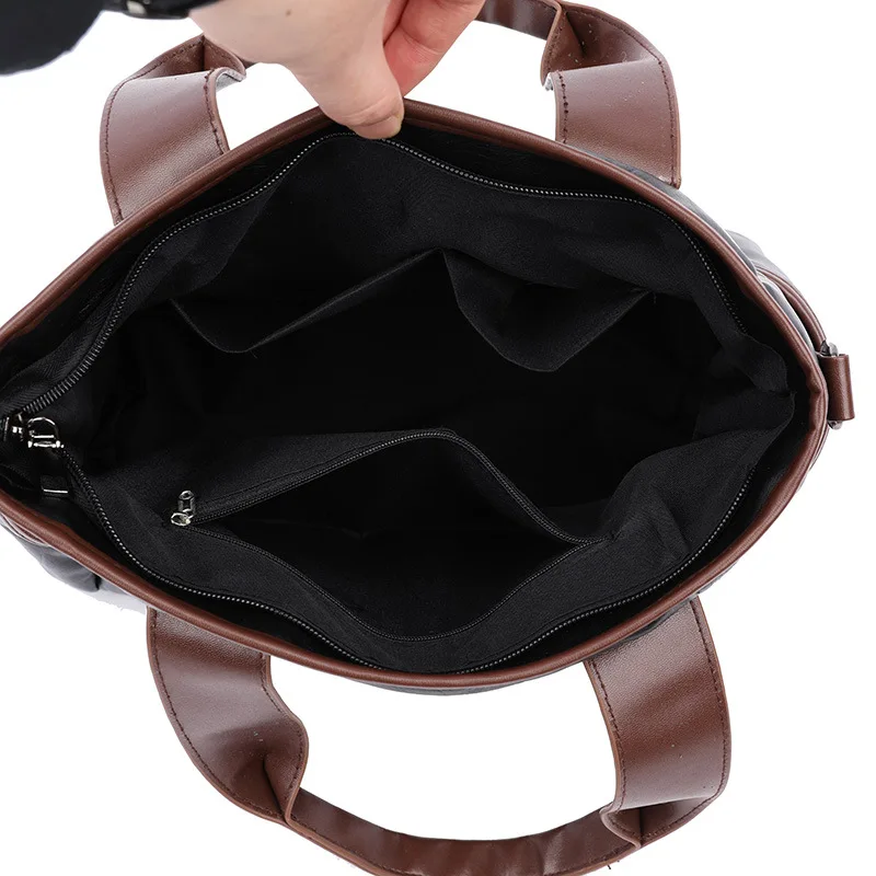 

2021 New Luxury Crossbody Bags For Women PU Leather Female Shoulder Bag Large Capacity Shopping Tote Handbags Travel Working Bag