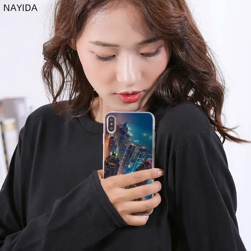 Мягкие силиконовые чехлы с городским зданием для Huawei P40 P30 P20 P10 Lite Pro E P Smart Z 2020