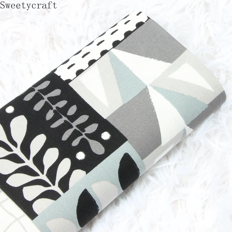 Тонкая ткань 110x45 см половинчатая хлопковая с листьями сделай сам для шитья