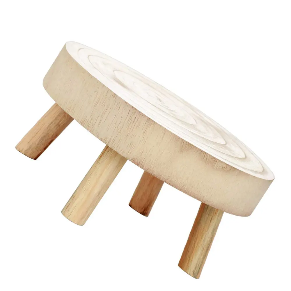 

Planter Round Rack Flower Pot Storage Rack Home Wood Rack Flower Pot Stand