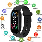 Смарт-часы M6 для мужчин и женщин, смарт-часы с пульсометром, фитнес-трекер для Mi Band 6, спортивный браслет для часов iPhone, Xiaomi