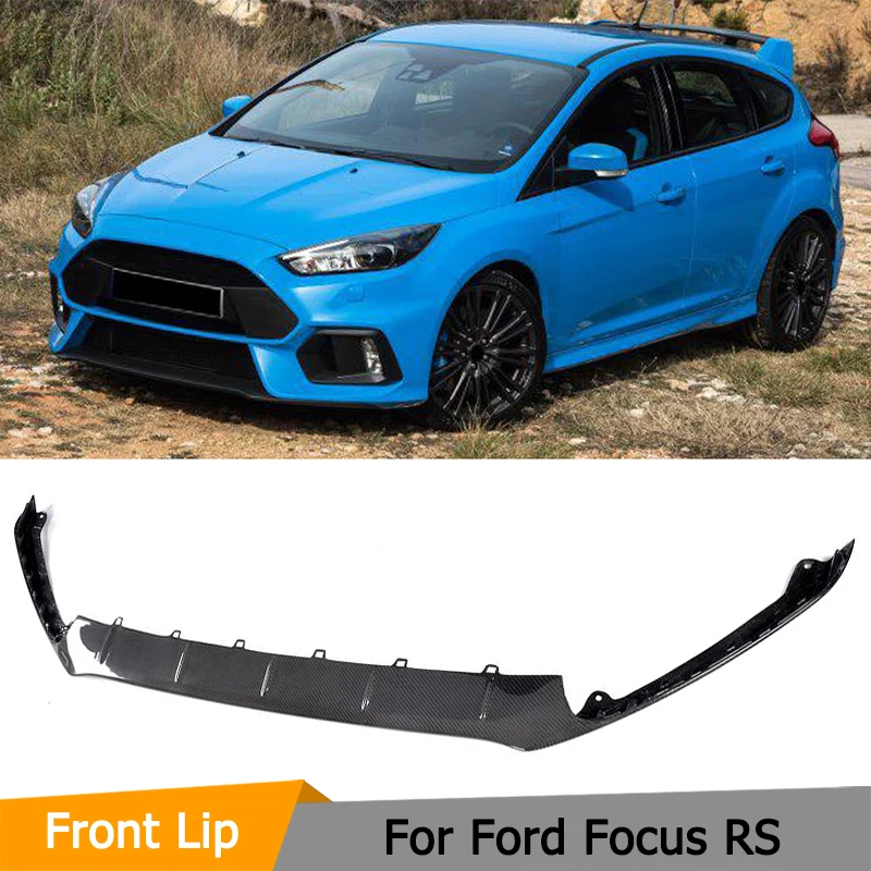 Автомобильный передний бампер для губ фартук спойлер Ford Focus RS хэтчбек 4 двери 2016