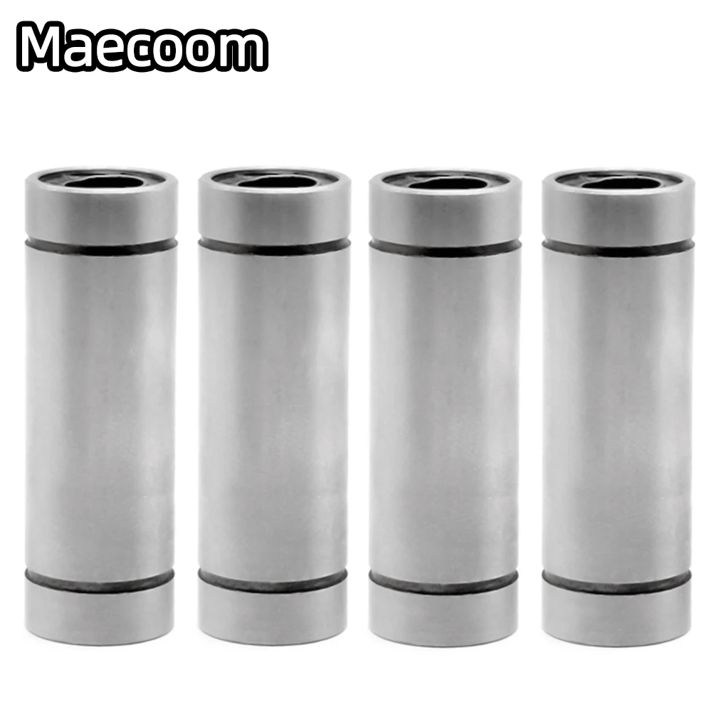 2pcs/lot Linear Ball Bearings LM6LUU LM8LUU LM10LUU LM12LUU 6mm 8mm 10 Part Bush Bushing 3D Printers Parts Aluminum Accessories