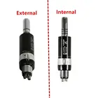 2 типа внешнийвнутренний сверлильный стоматологический Воздушный Двигатель с 4 отверстиями низкоскоростной наконечник подходит для NSK E-Type 1:1 черного цвета