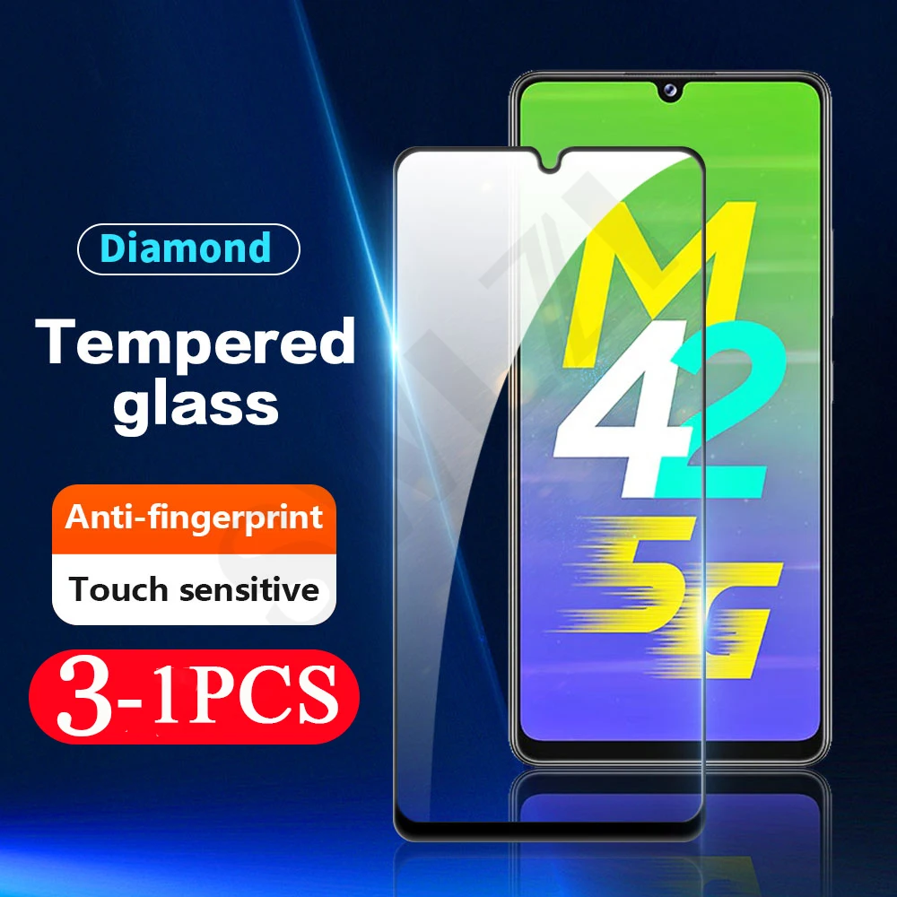 Закаленное стекло для Samsung Galaxy M21/M22/M31/M32/M42/M51/M62/M01/M01S/M02/M10/M20/M30/M40/M11/M12 3-1 шт. |