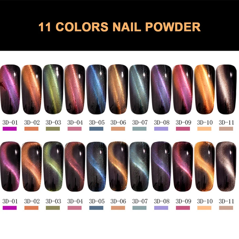 11 шт. неоновые зеркальные декоративные насадки для маникюра | Красота и здоровье