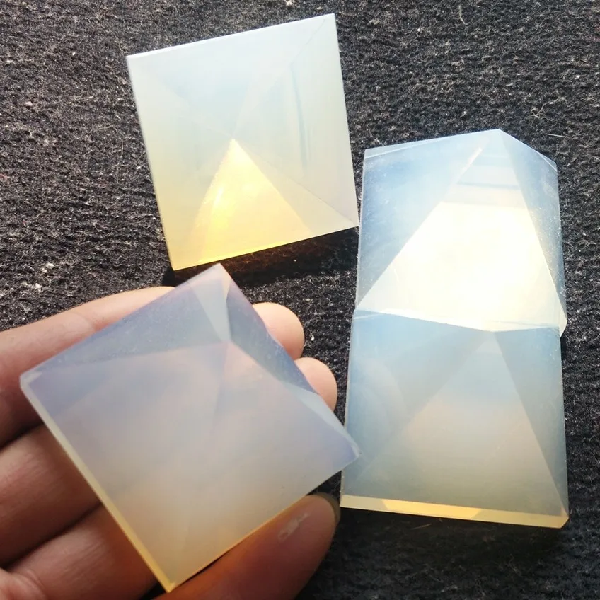 Пирамида из Египта 4 см скульптура опал каменная статуя чакра рейки резная